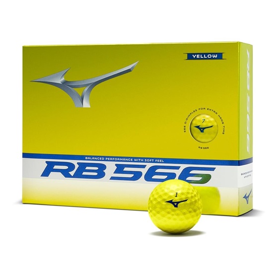 Mizuno RB 566 golfové míčky, žluté