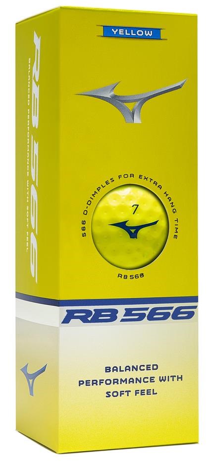 Mizuno RB 566 golfové míčky, žluté