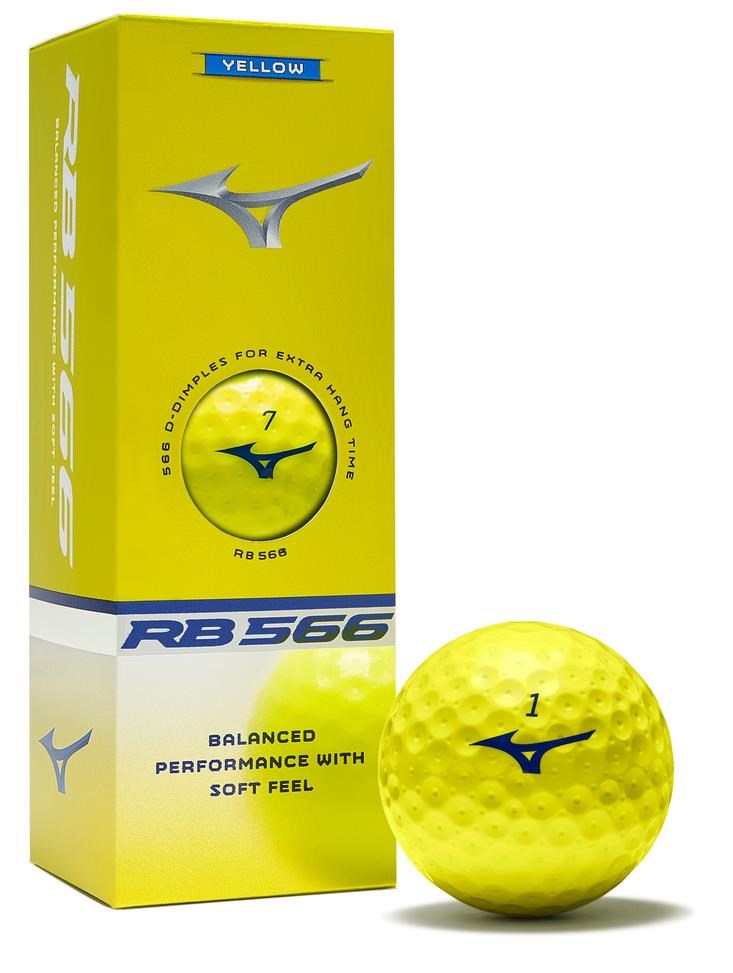 Mizuno RB 566 golfové míčky, žluté