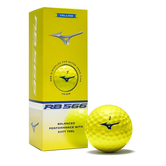 Mizuno RB 566 golfové míčky, žluté