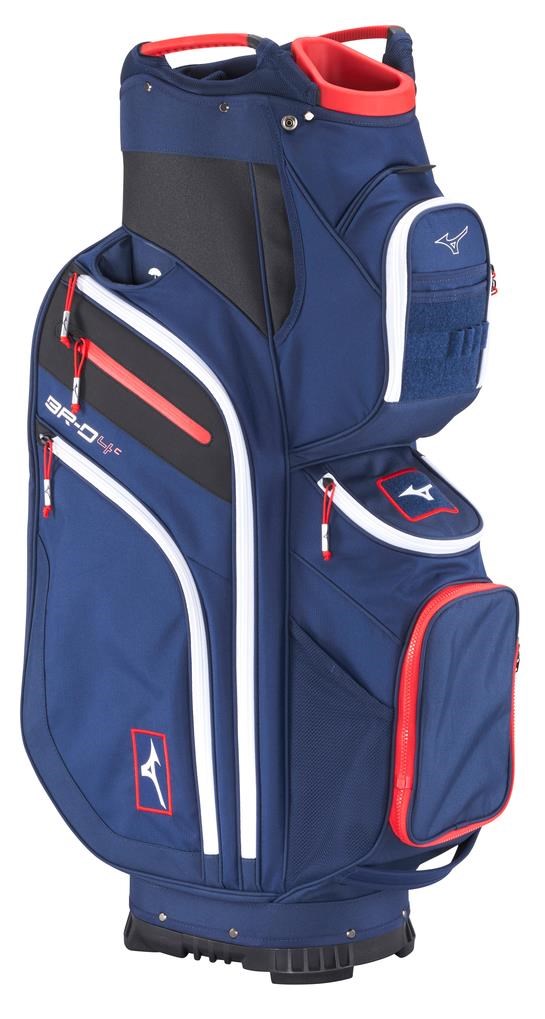 Mizuno BR-D4 cart bag, modro/červený