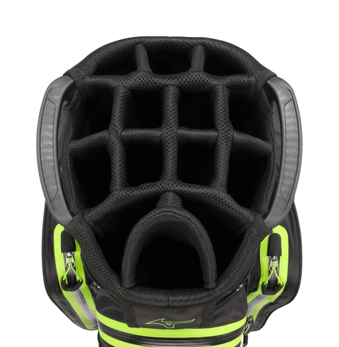 Mizuno BR-DRI cart bag, černo/zelený