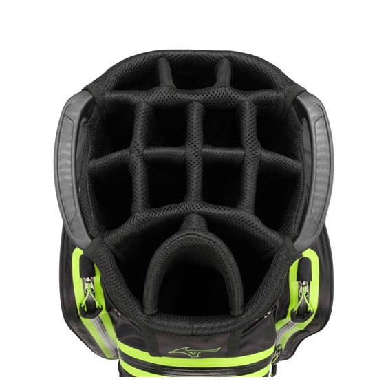 Mizuno BR-DRI cart bag, černo/zelený