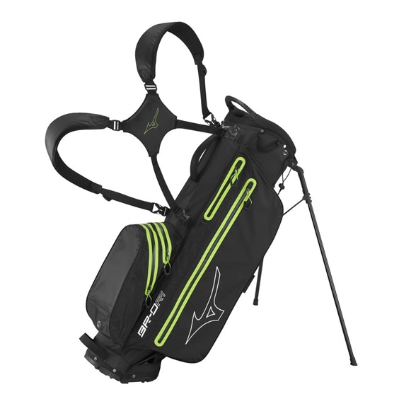 Mizuno BR-DRI stand bag, černo/zelený