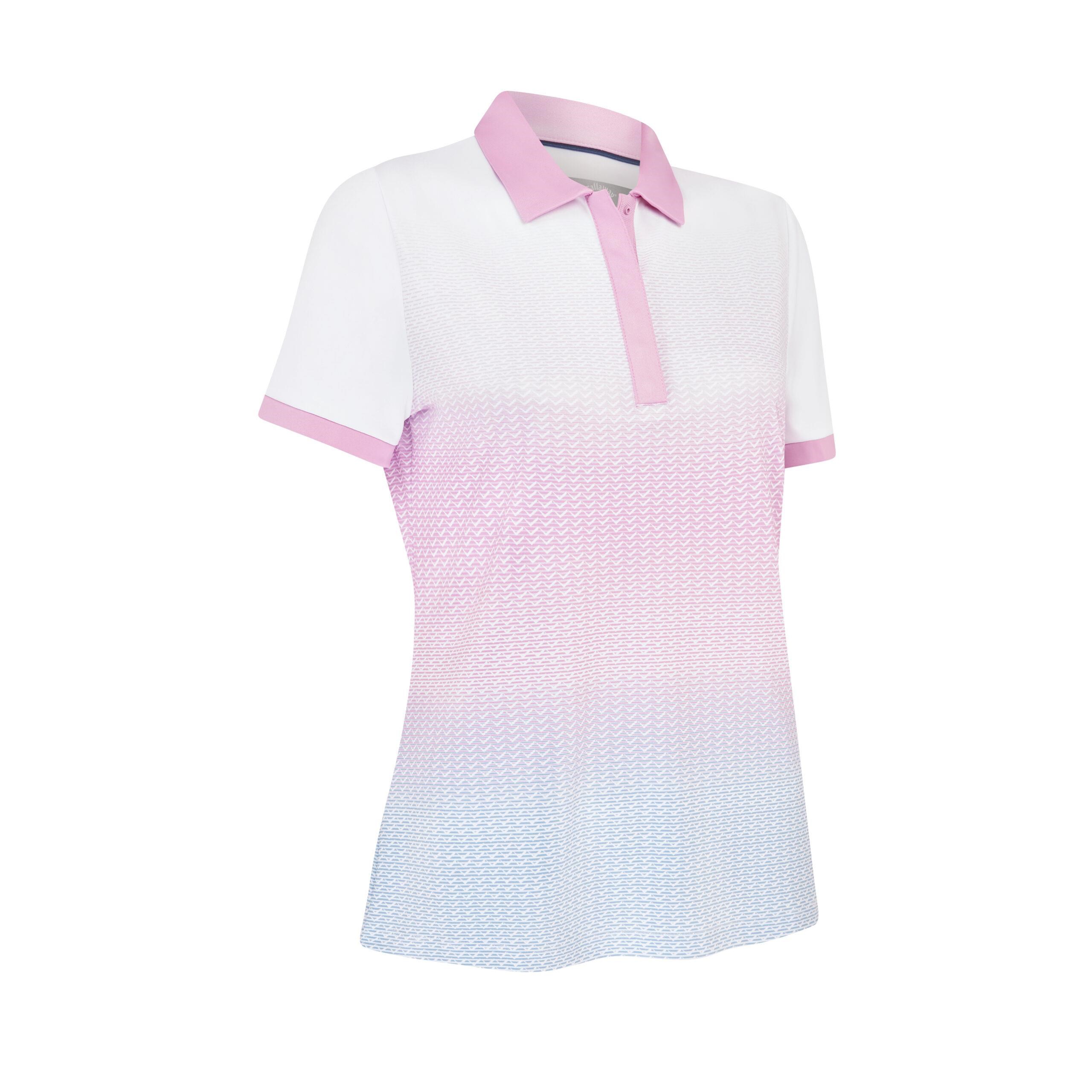 Callaway Chev Gradient Short Sleeve dámské polo, bílé