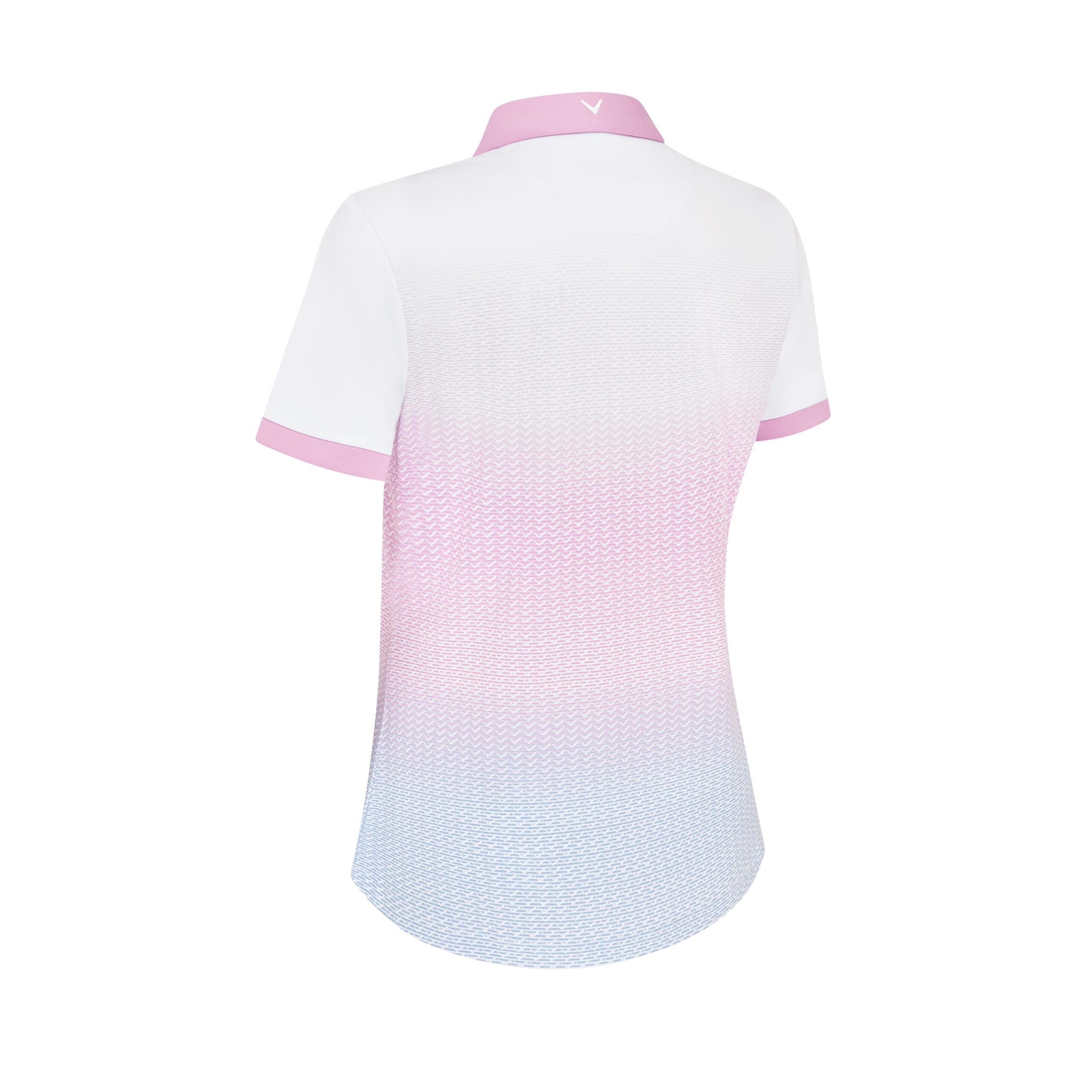 Callaway Chev Gradient Short Sleeve dámské polo, bílé