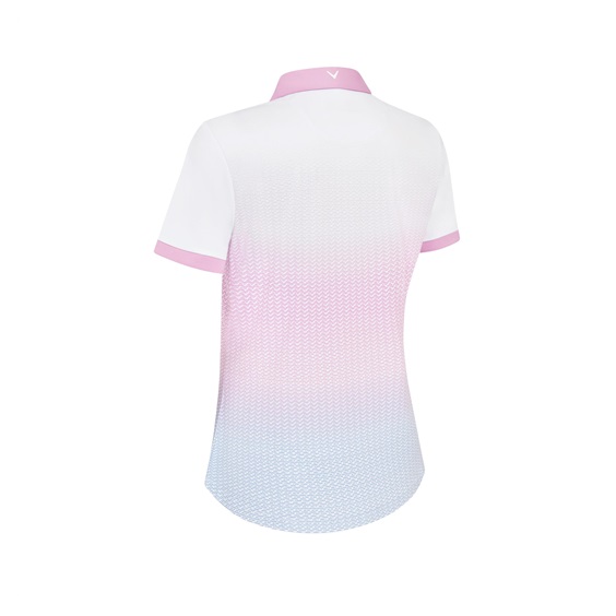 Callaway Chev Gradient Short Sleeve dámské polo, bílé