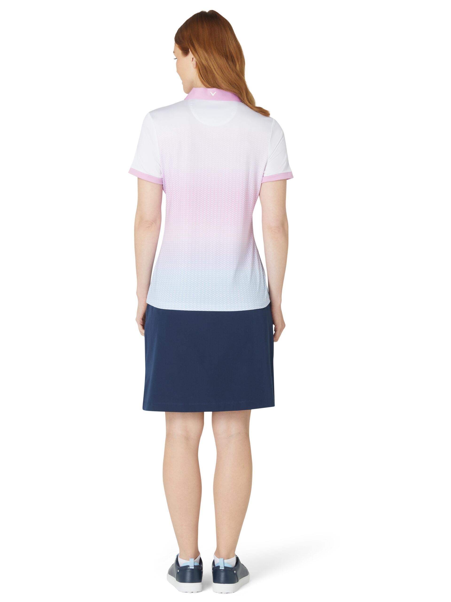 Callaway Chev Gradient Short Sleeve dámské polo, bílé