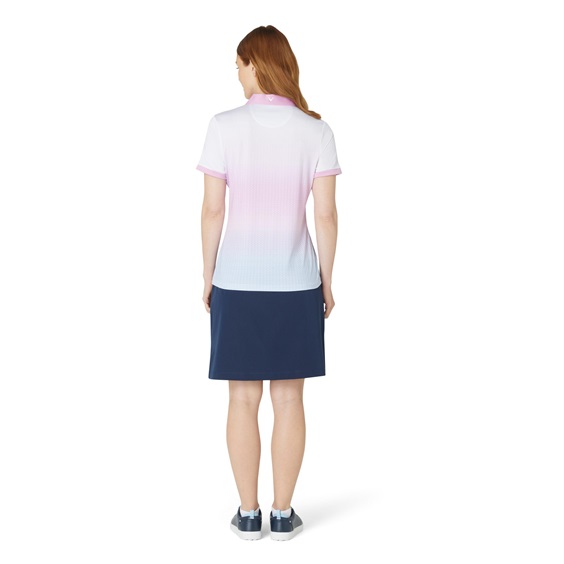 Callaway Chev Gradient Short Sleeve dámské polo, bílé