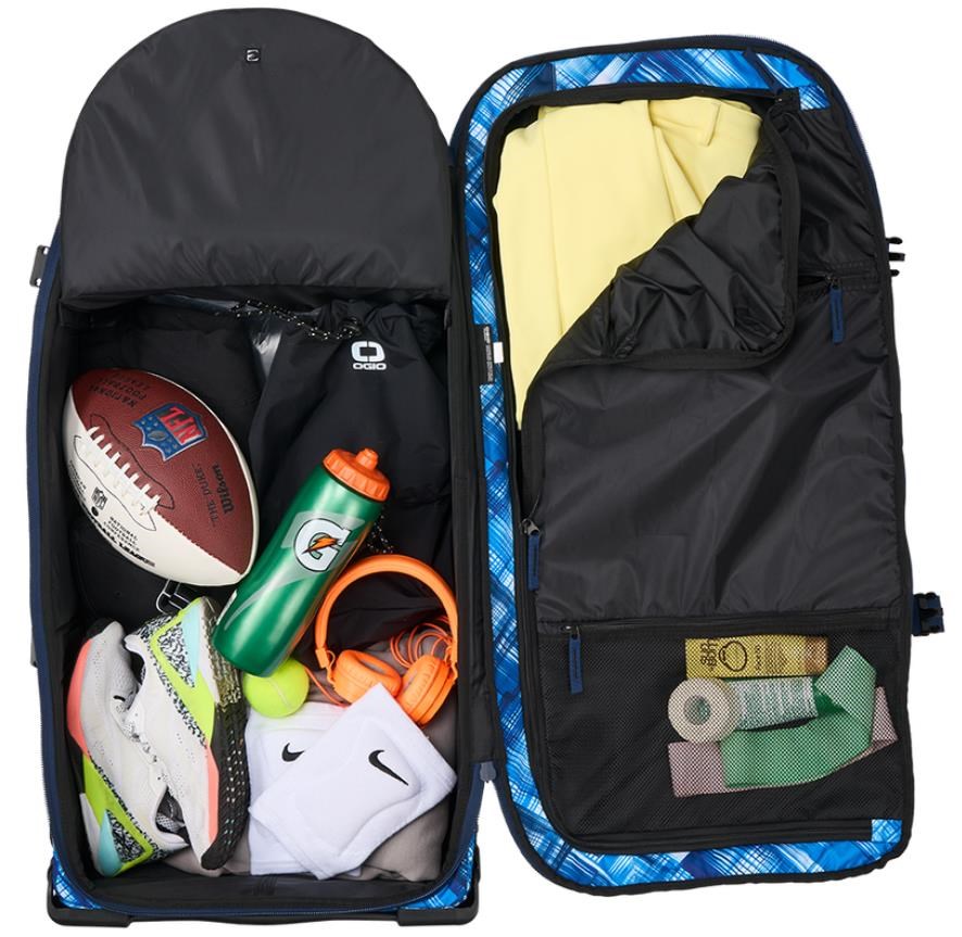 Ogio Team RIG 9800 120L cestovní taška na kolečkách, černá