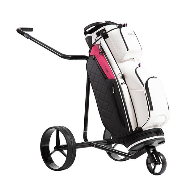 JuCad First Class cart bag, černo/růžový