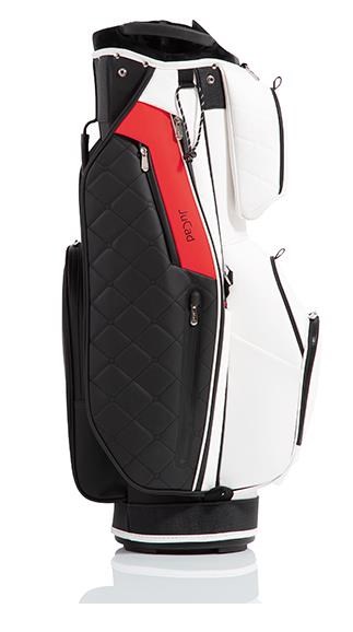 JuCad First Class cart bag, černo/červený