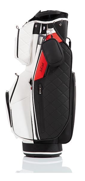 JuCad First Class cart bag, černo/červený
