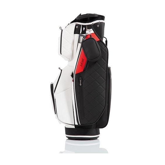 JuCad First Class cart bag, černo/červený