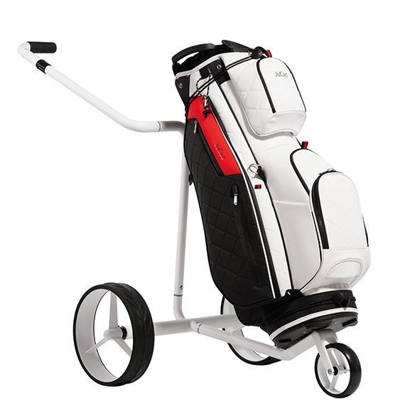 JuCad First Class cart bag, černo/červený
