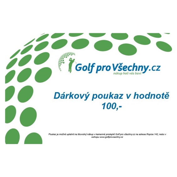 Dárkový poukaz 100 Kč