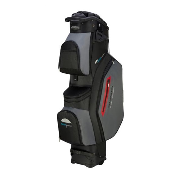 Bennington QO 14 Water Resistant cart bag, šedo/černo/červený