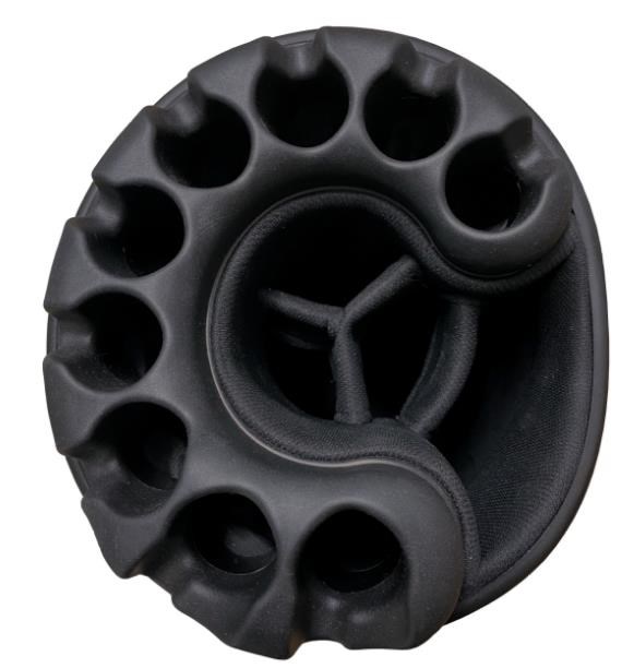 Bennington QO9 Water Resistant cart bag, černý (Oversize +2")