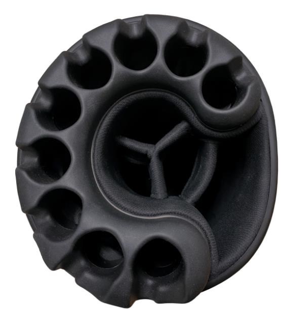 Bennington QO9 Water Resistant cart bag, šedo/černo/růžový
