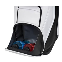 Ping DLX cart bag, bílo/šedo/modrý