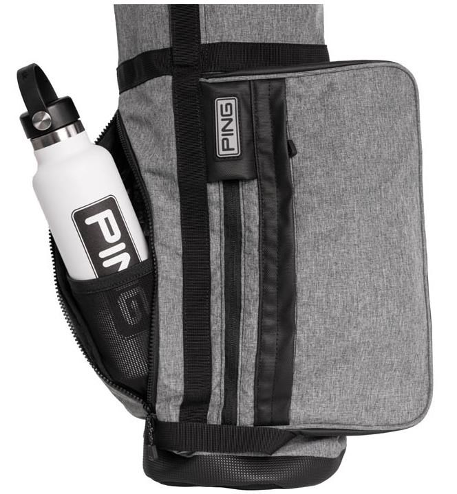 Ping Moonlite carry stand bag, heather grey/black