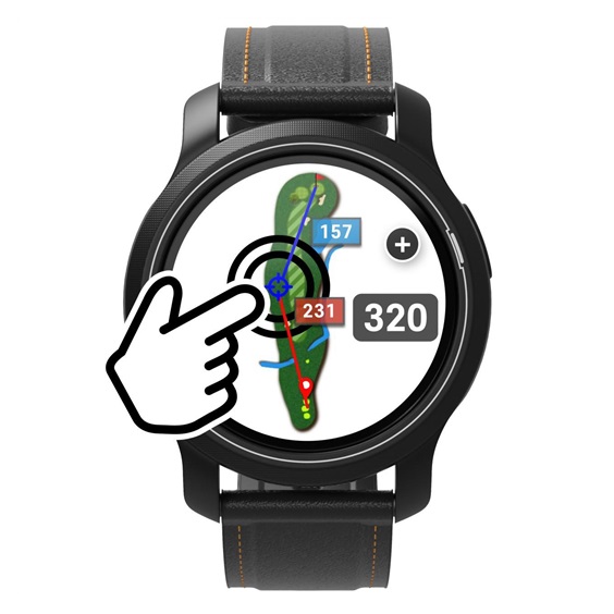 Golf Buddy aim W12 GPS golfové hodinky