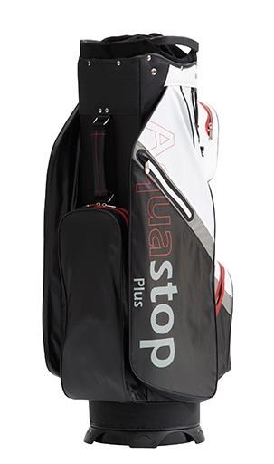 JuCad Aquastop Plus cart bag, černo/bílo/červený