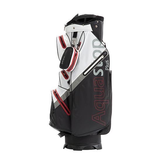 JuCad Aquastop Plus cart bag, černo/bílo/červený