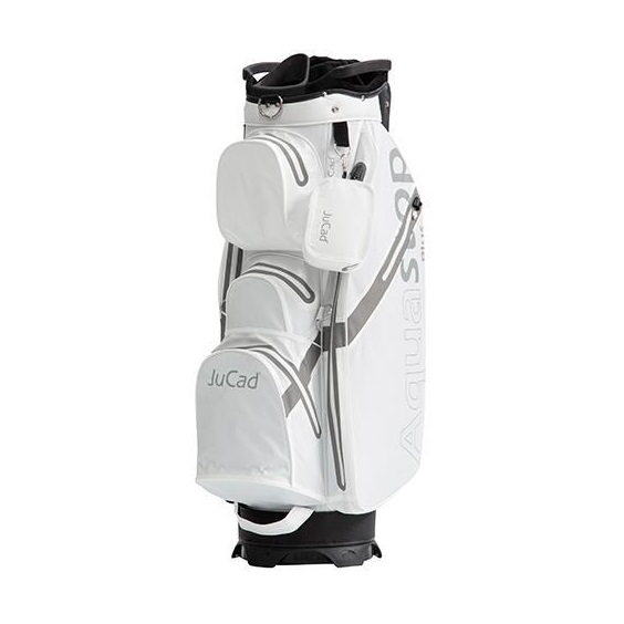 JuCad Aquastop Plus cart bag, bílo/šedý