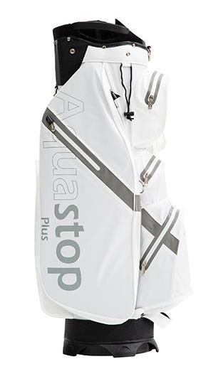 JuCad Aquastop Plus cart bag, bílo/šedý