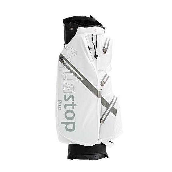 JuCad Aquastop Plus cart bag, bílo/šedý