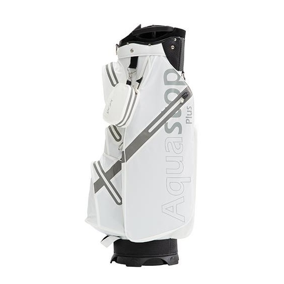 JuCad Aquastop Plus cart bag, bílo/šedý