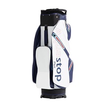 JuCad Aquastop Plus cart bag, bílo/modro/červený
