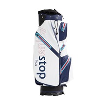 JuCad Aquastop Plus cart bag, bílo/modro/červený