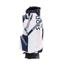 JuCad Aquastop Plus cart bag, bílo/modro/červený