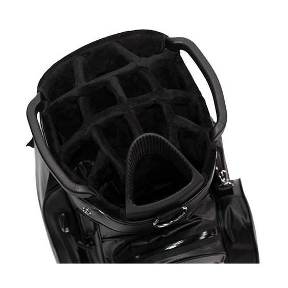 JuCad Aquastop Plus cart bag, bílo/modro/červený