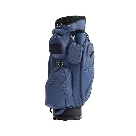 JuCad Style cart bag, dark blue/leather optic