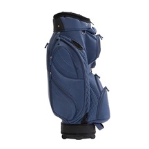 JuCad Style cart bag, dark blue/leather optic