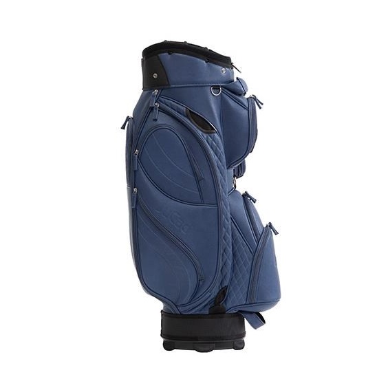 JuCad Style cart bag, dark blue/leather optic
