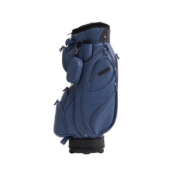 JuCad Style cart bag, dark blue/leather optic