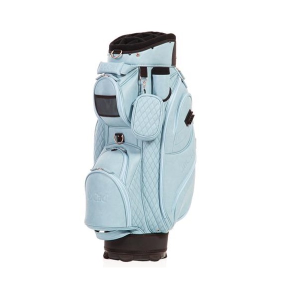 JuCad Style cart bag, bright blue/leather optic