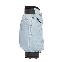 JuCad Style cart bag, bright blue/leather optic