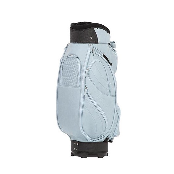 JuCad Style cart bag, bright blue/leather optic
