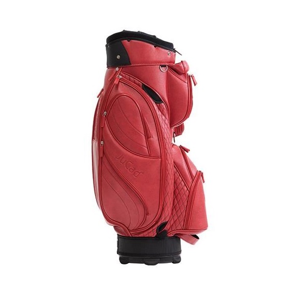 JuCad Style cart bag, red/leather optic