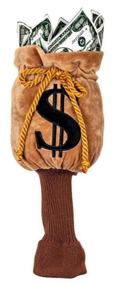 Daphne‘s Driver headcover, money bag