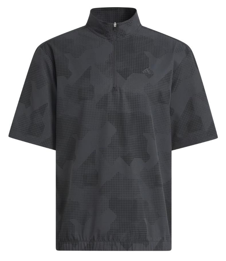 Adidas Go-To DWR short sleeve half-zip pánská mikina, černá