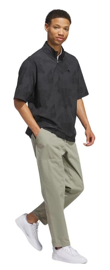 Adidas Go-To DWR short sleeve half-zip pánská mikina, černá
