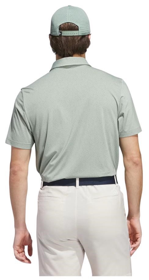 Adidas Ultimate365 Mini Bunker pánské polo, silver green