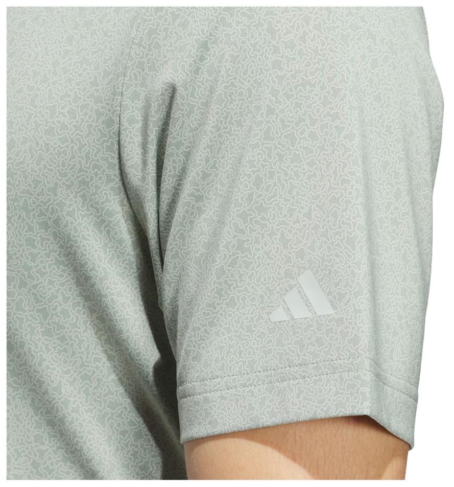 Adidas Ultimate365 Mini Bunker pánské polo, silver green