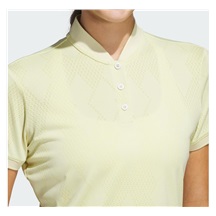 Adidas Ultimate365 Diamond Jacquard dámské polo, powder yellow